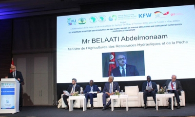 على هامش المؤتمر الافريقي حول المياه في تونس وإفريقيا : التباحث حول خطط عملية لتحسين التصرف في الموارد المائية