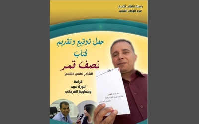 إصدارات:  توقيع وتقديم الديوان الشعري الجديد للروائي والشاعر لطفي الشابي «نصف قمر على ليل الحديقة»