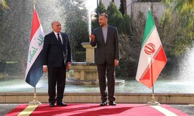 وزيرا خارجية العراق وإيران يبحثان تطوُّرات الأوضاع بالمنطقة