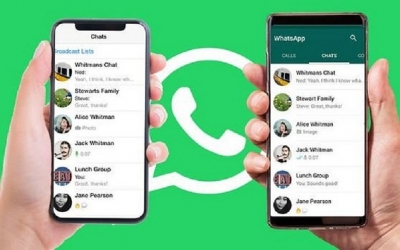 رسميا يمكن تشغيل حسابين  (WhatsApp) على هاتف واحد