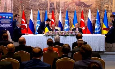 خبراء من روسيا وأوكرانيا وتركيا يبحثون اتفاق الحبوب غدا الجمعة