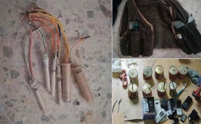 القبض على 03 عناصر إرهابية وحجز مواد أولية لتصنيع المتفجرات وعدد من الأسلحة البيضاء