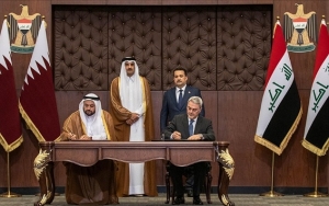 العراق وقطر يوقعان &quot;إعلان نوايا&quot; مشتركا ومذكرات تفاهم