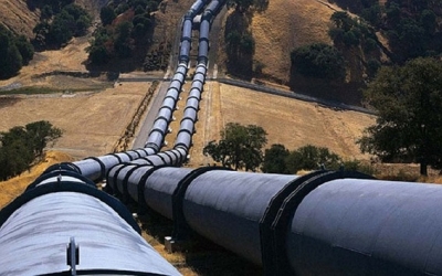 تطوّر كميات الغاز المُصدّرة من الجزائر إلى إيطاليا عبر تونس