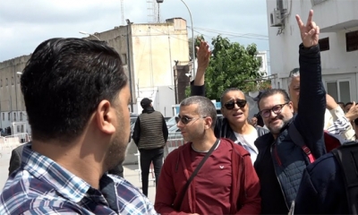 تضامنا مع الصحفيين الياس الغربي وهيثم المكي:  وقفة احتجاجية أمام القرجاني: الحرية للصحافة التونسية