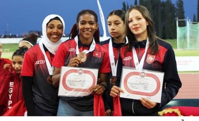 البطولة العربية الأولى للالعاب القوى لاقل من 23 سنة: تونس في المركز الرابع ب21 ميدالية