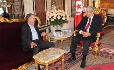 بعد يومين من قدوم الشاهد للبرلمان:  الطبوبي يلتقي محمد الناصر للبحث عن سبل تجاوز التوترات الاجتماعية الخانقة