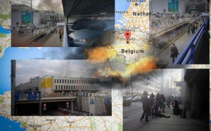 قتلى وجرحى في 3 تفجيرات في بروكسيل والسلطات البلجيكية توقف الرحلات الجوية