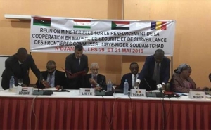 ليبيا:  توقيع اتفاقية رباعية لتأمين الحدود الجنوبية
