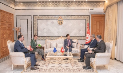 استقبال السفير رئيس بعثة الاتحاد الأوروبي بتونس