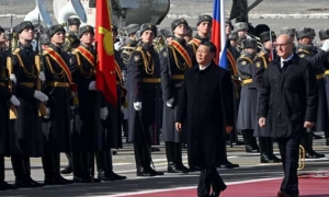 الرئيس الصيني واثق بان زيارته الى روسيا ستعطي &quot;زخما جديدا&quot; للعلاقات مع موسكو