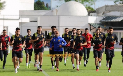 الترجي الرياضي:  دعم جماهيري كبير و الويكلو يسيطر على التمارين