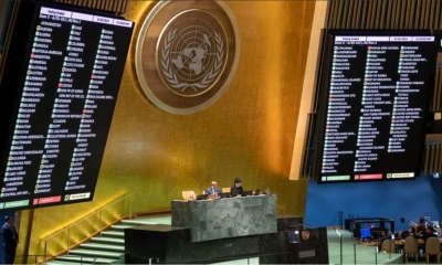 تصويت بالإجماع في الأمم المتحدة لصالح فلسطين غزة بين كارثة إنسانية متفاقمة ..ودعم دولي لحق تقرير المصير