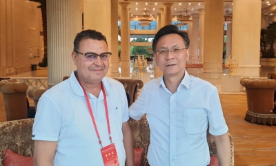 زهير المغزاوي يلتقي مع المدير العام لمركز التعاون الاقتصادي الصيني الدولي