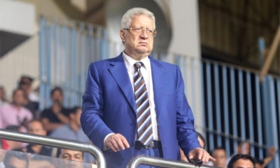 رئيس الزمالك يحفز زملاء المثلوثي والجزيري قبل بداية المغامرة العربية