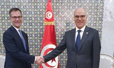 وزير الخارجية يتحادث مع سفير إيطاليا بتونس