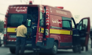 حادث مرور في بنزرت ثلاث إصابات والحماية المدنية تتدخل