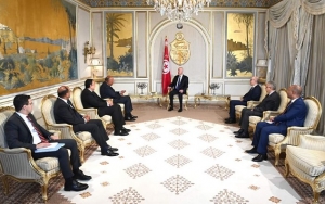 في لقاء سعيد مع وزير الخارجية المصري: العزم على الارتقاء بالعلاقات إلى أعلى المراتب