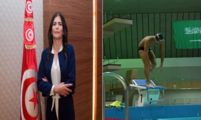 رئيسة الجامعة التونسية للسباحة: تؤكد تجنيس رامي الرحموني مع السعودية