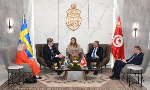 وزير الدّاخليّة يستقبل نظيرهُ وزير الدّاخليّة والعدل بمملكة السّّويد