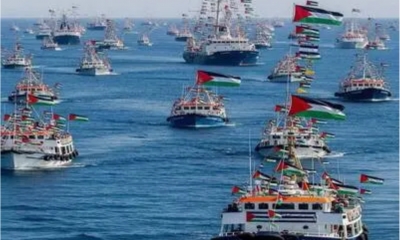 تأجيل موعد انطلاق الأسطول المغاربي من تونس الى الأربعاء القادم:  وصول سفن أسطول "الصمود" العالمي القادمة من إسبانيا إلى ميناء سيدي بوسعيد