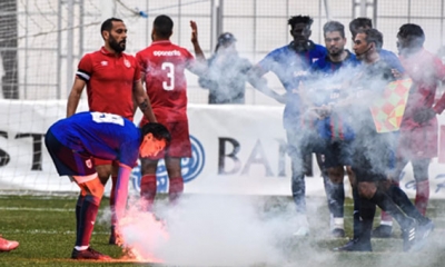 الملعب التونسي يطالب باكمال مباراة النجم الساحلي
