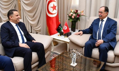 تيسير إجراءات التنقل بالمعابر محور لقاء وزير الداخلية مع سفير ليبيا