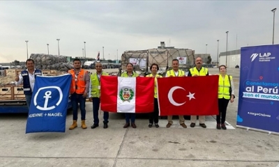 بيرو ترسل مساعدات إنسانية إلى متضرري الزلزال في تركيا