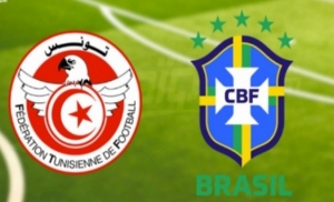 التشكيلة الأساسية للمنتخب التونسي للاواسط في مواجهة البرازيل