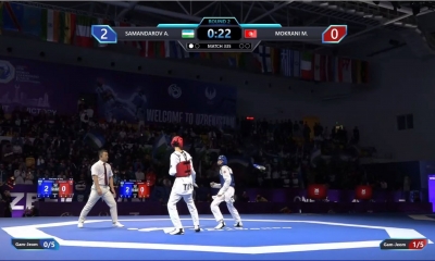 ميدالية فضية لمالك المقراني في مونديال التايكواندو