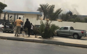 تبناه تنظيم «داعش» الارهابي:  قتلى وجرحى في هجوم إرهابي استهدف مقر مفوضية الانتخابات في طرابلس 