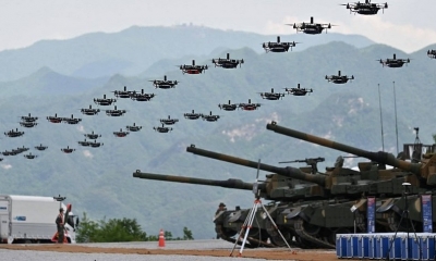 كوريا الجنوبية تعتزم نشر أسلحة ليزر للتصدي للمسيّرات الكورية الشمالية