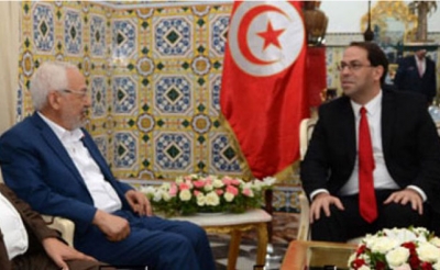 في لقاء يوسف الشاهد براشد الغنوشي:  البحث عن الوصول إلى الانتخابات