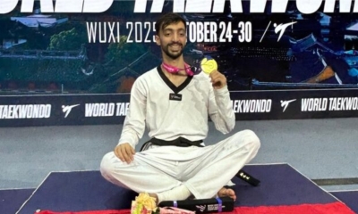 بطولة العالم للتايكوندو اكابر و كبريات ووكشي الصين  الجندوبي بطلاً للعالم