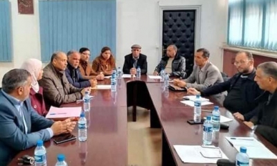 جلسة عمل مع المندوب الجهوي للتربية بتونس
