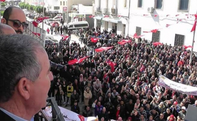 الطبوبي يردّ على خطاب الشاهد في تجمع عمالي بسوسة:  «اخترت المعركة ونحنُ لها.. وخطابك يعكس عنترية أكثر من اللازم»