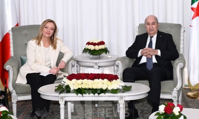 في لقاء الرئيس الجزائري بنظيرته الإيطالية الجزائر وإيطاليا توقعان 5 مذكرات شراكة وتعاون
