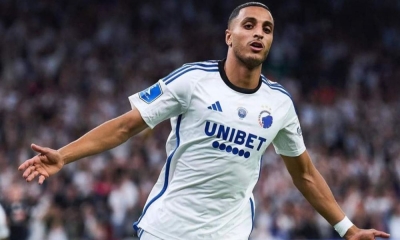 الياس العاشوري يقود فريقه للفوز بدربي الدانمارك
