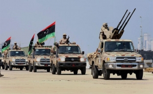 ليبيا: جدل وانتقادات بعد وصول رتل مسلح تابع لحفتر إلى أبو نجيم ما بين مصراته وسرت
