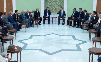 بوعلي المباركي الامين الامين العام المساعد بالاتحاد ورئيس وفد المنظمة إلى سوريا لـ«المغرب»:   «نتجول في شوارع دمشق وكأننا في شارع الحبيب بورقيبة .. والأسد استقبلنا بكل ودّ وحفاوة»