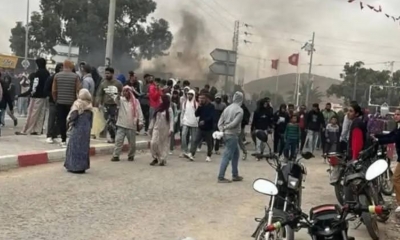 بعد احتجاجات عرفتها المدينة :عودة الهدوء صباح اليوم إلى المزونة