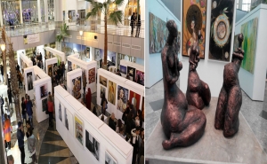 معرض نقابة مهن الفنون التشكيلية:  للفن مدارس عديدة وأفكار مختلفة