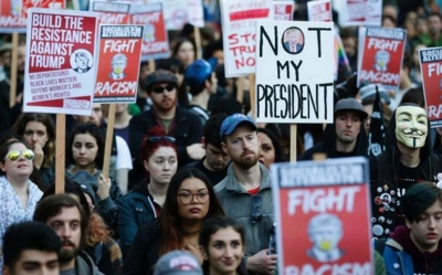 أمريكا:  عنف خلال مظاهرات رافضة لانتخاب دونالد ترامب