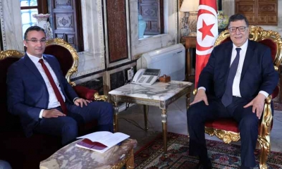 رئيس مجلس نوّاب الشعب يستقبل رئيس نقابة القضاة التونسيين