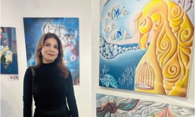 في لوحات الرسامة عايدة عمٌار ريشة عصامية تقتلع المعنى من براثن الفرشاة