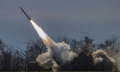 روسيا تقول إنها اعترضت صاروخا موجها بقنبلة جي.إل.إس.دي.بي لأول مرة في أوكرانيا