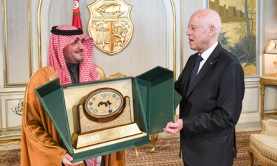 رئيس الجمهورية يستقبل وزير الداخلية السعودي