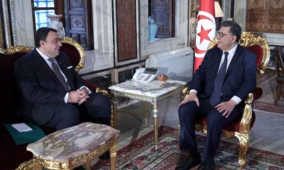 رئيس مجلس نوّاب الشعب يستقبل سفير مصر بتونس