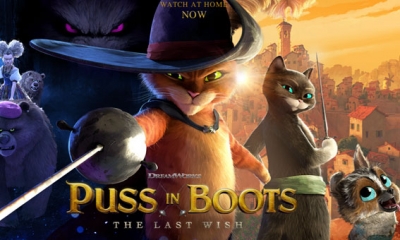 فيلم Puss in boots تجاوزت إيراداته 368 مليون دولار