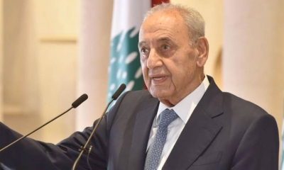 نبيه بري يدعو إلى جلسة لانتخاب رئيس جمهورية لبنان يوم 14 جوان